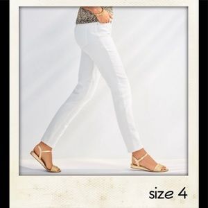 *SOLD* Talbots Flawless white denim